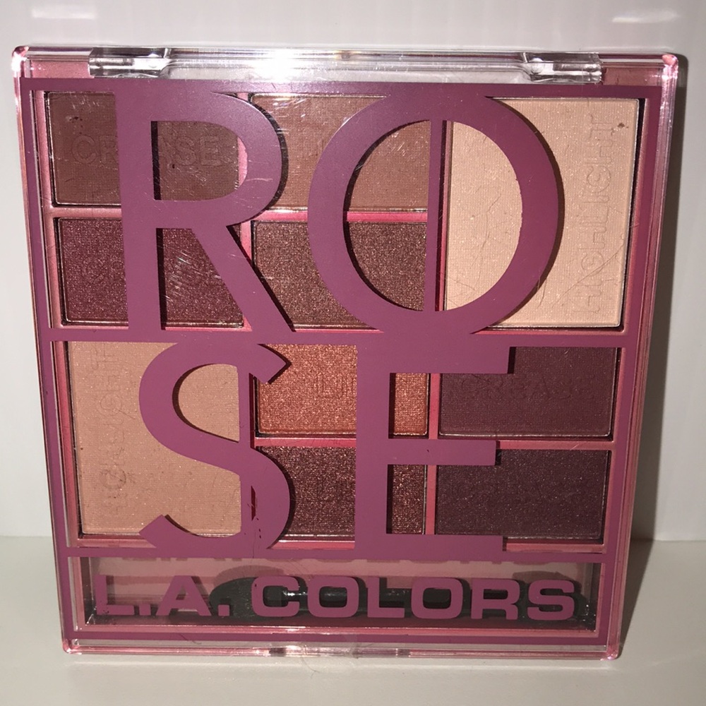 LA COLORS ROSE Eyeshadow palette NEW